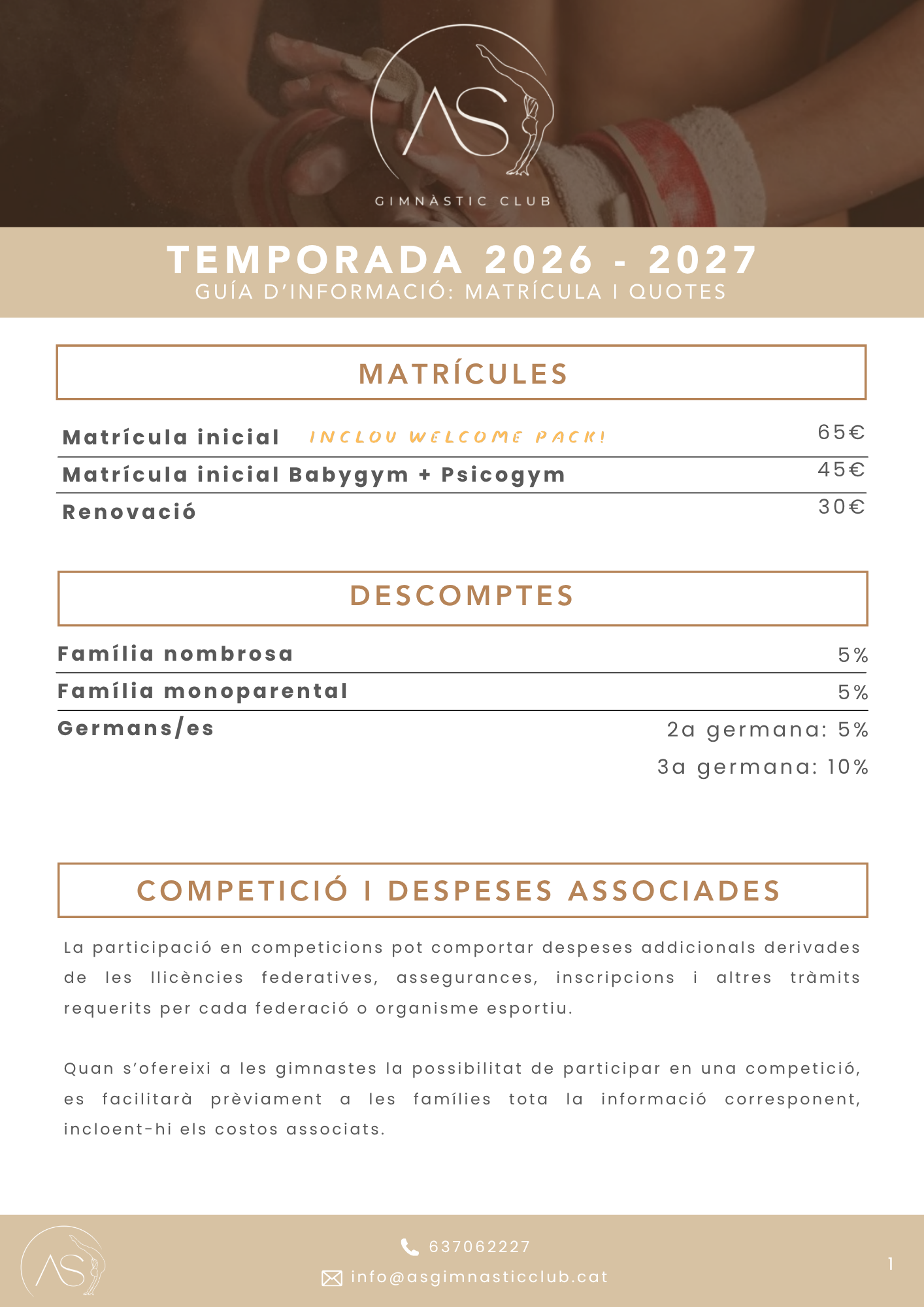 Guia d'Informació i Quotes - Pàgina 1