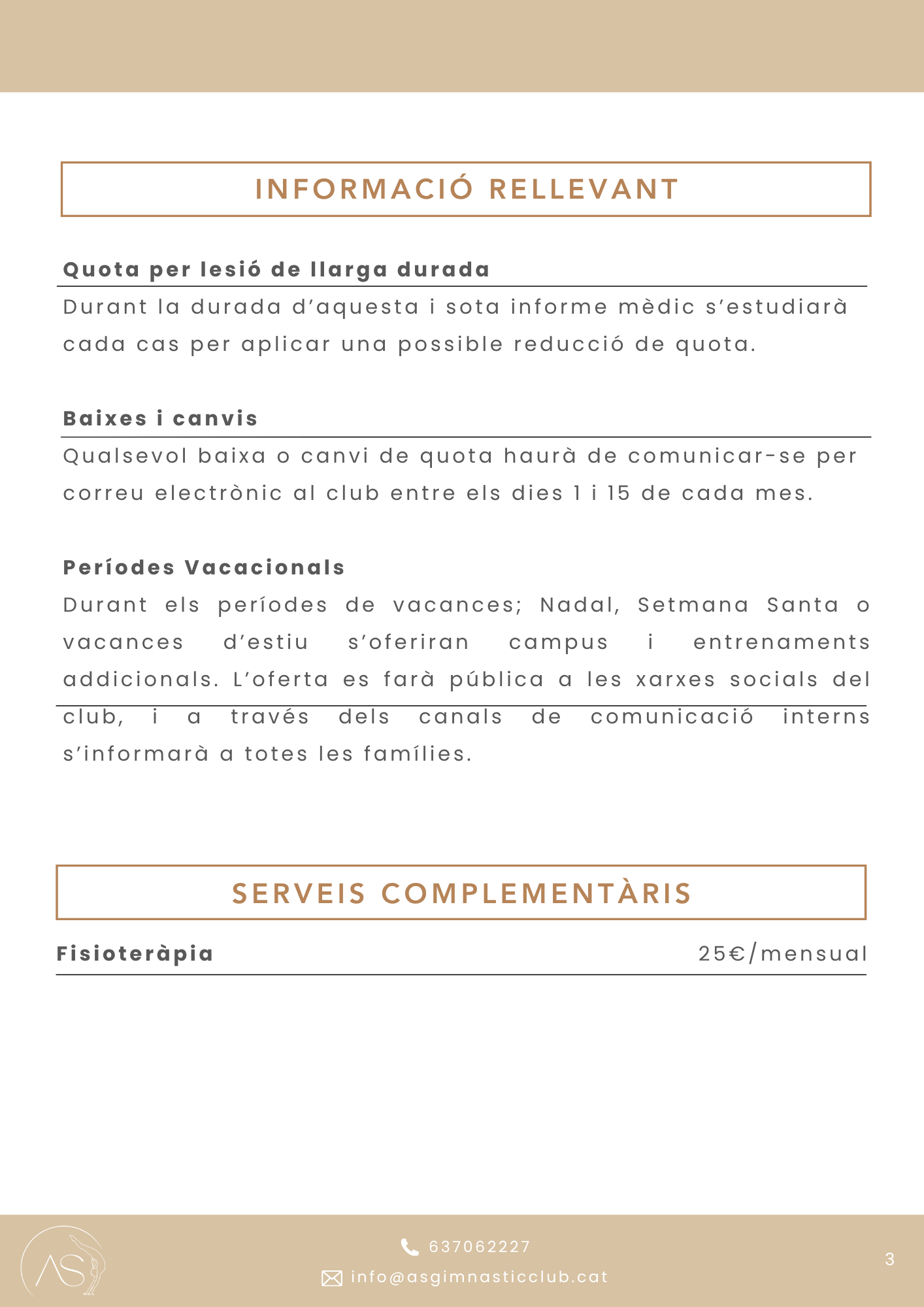 Guia d'Informació i Quotes - Pàgina 3